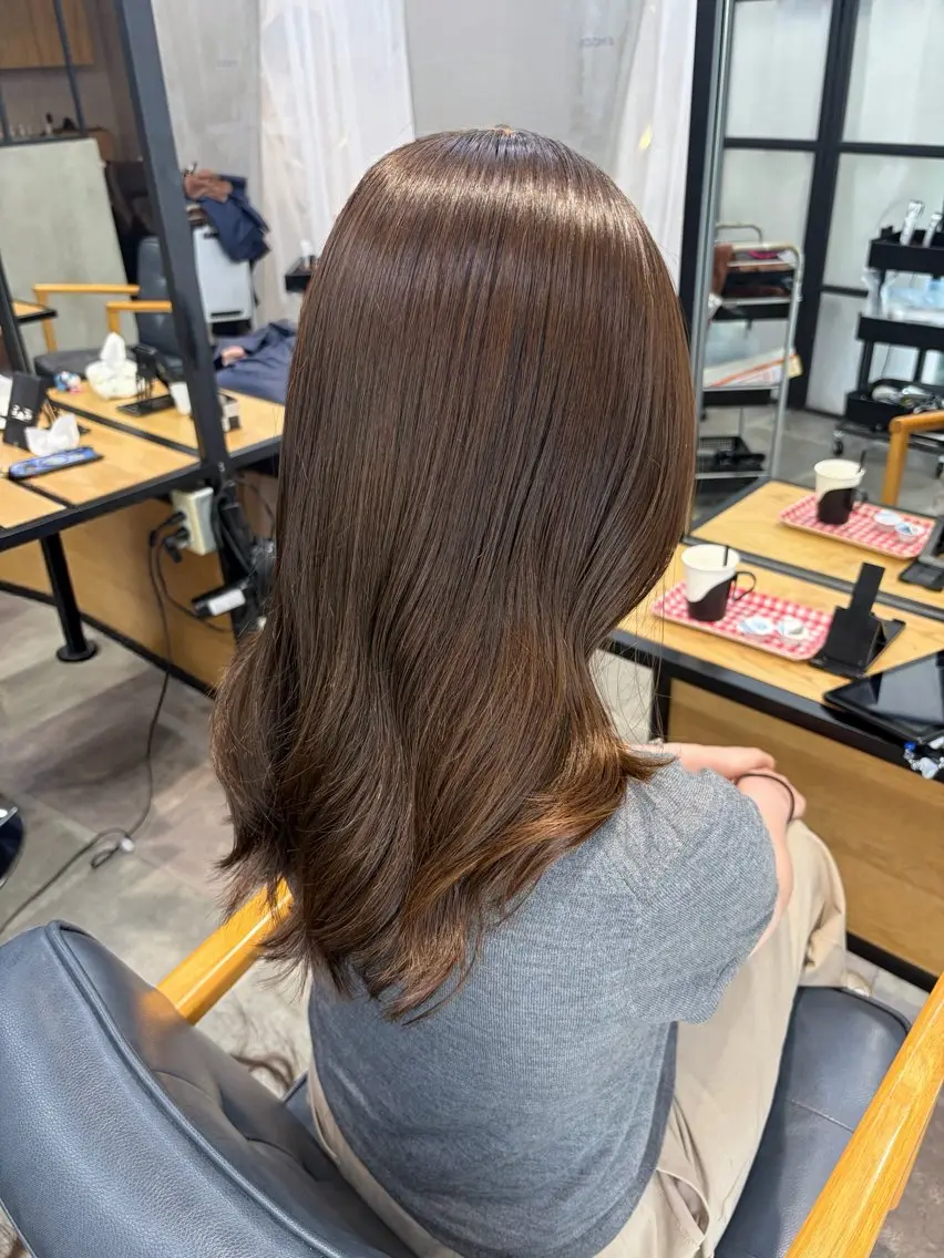 セミロング カラー ヘアカラー アニメオタク美容師/ miharuのヘアスタイル