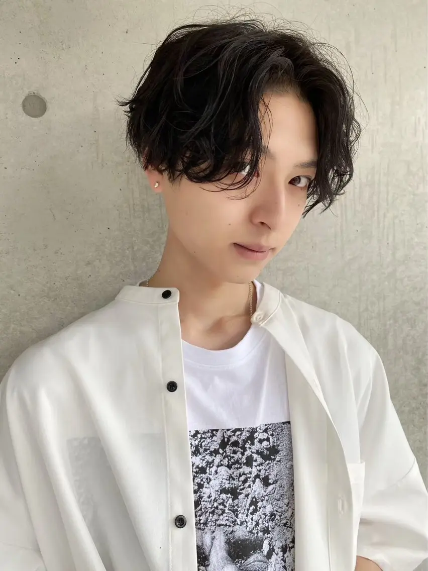 パーマ メンズ カット パーマ ヘアセット 【渋谷メンズ特化】 🔥BLUCK🔥のヘアスタイル