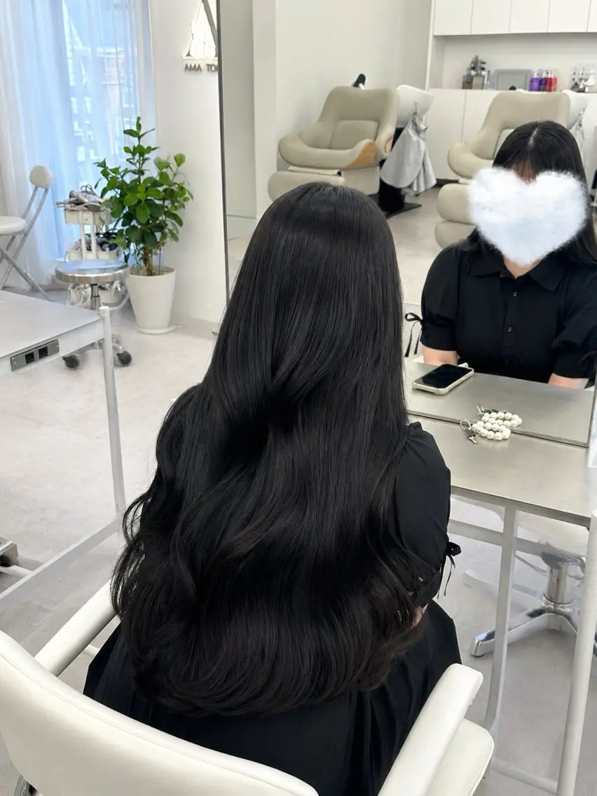 ロング カラー ヘアアレンジ 透明感カラー ヘアカラー トリートメント 塩谷 ゆうなのヘアスタイル