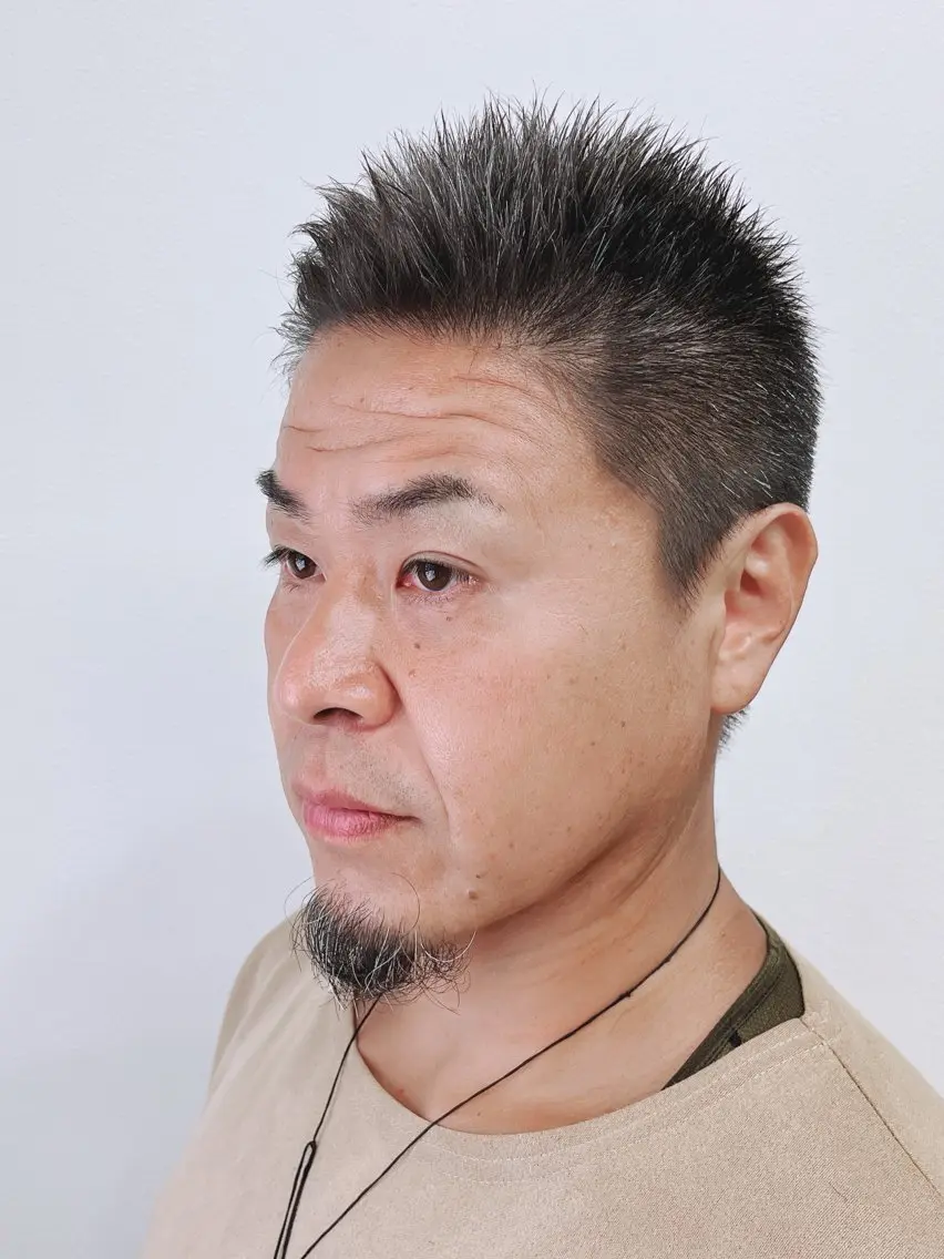 ショート ヘアアレンジ メンズ カット 千佳 CHIKAのヘアスタイル