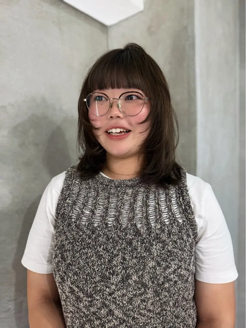 カット ヘアカラー sena⌇ベージュ⌇ ブリーチなしWカラーのヘアスタイル