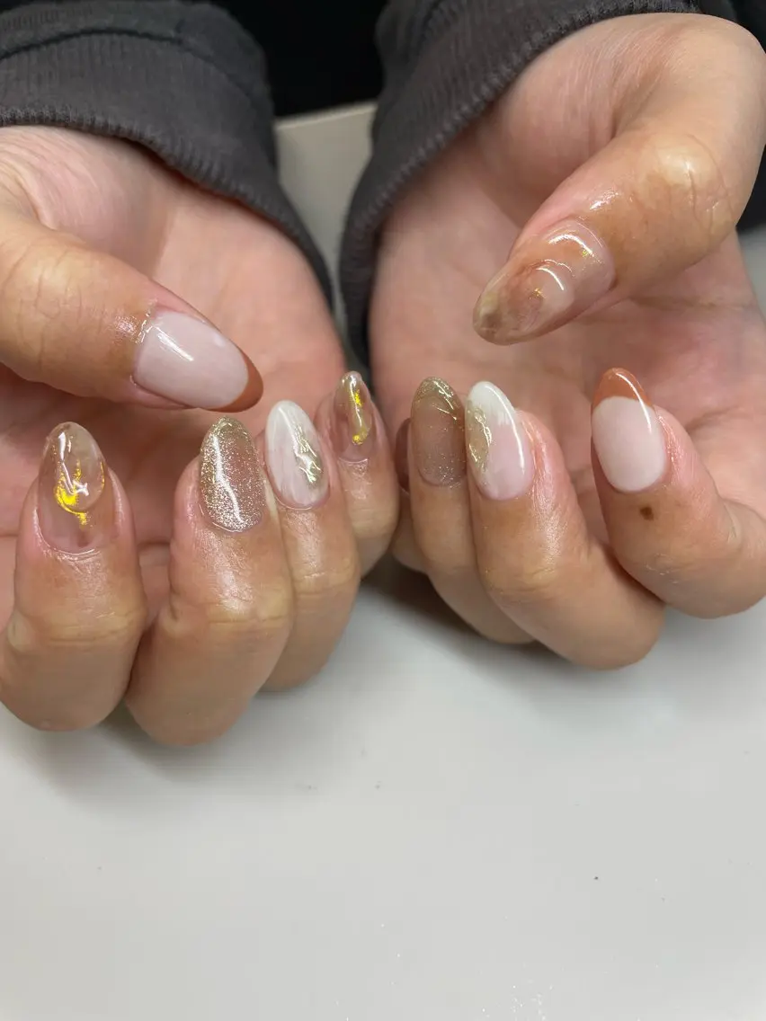 ネイル ハンドネイル Hisaka Mikiのネイルデザイン