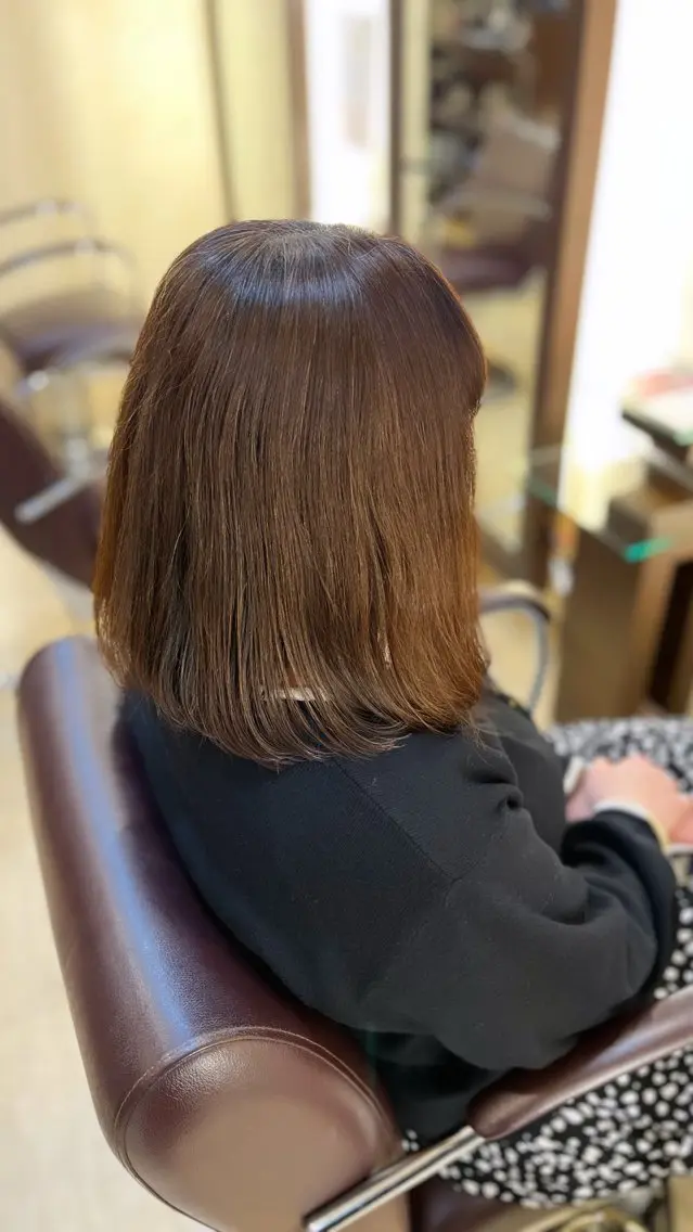 ミディアム 片岡 友輝のヘアスタイル