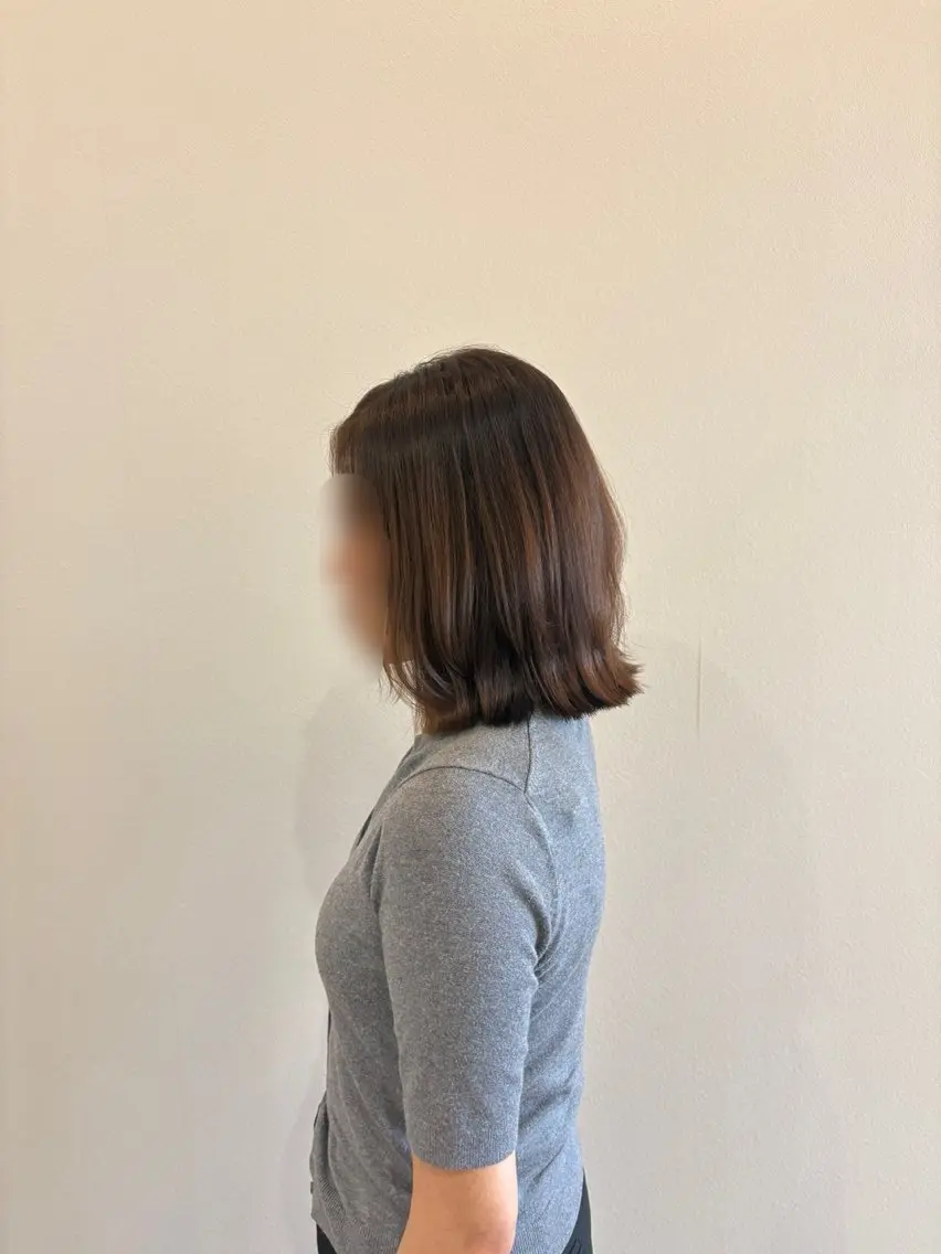 ミディアム レイヤーカット 水野 美依奈のヘアスタイル