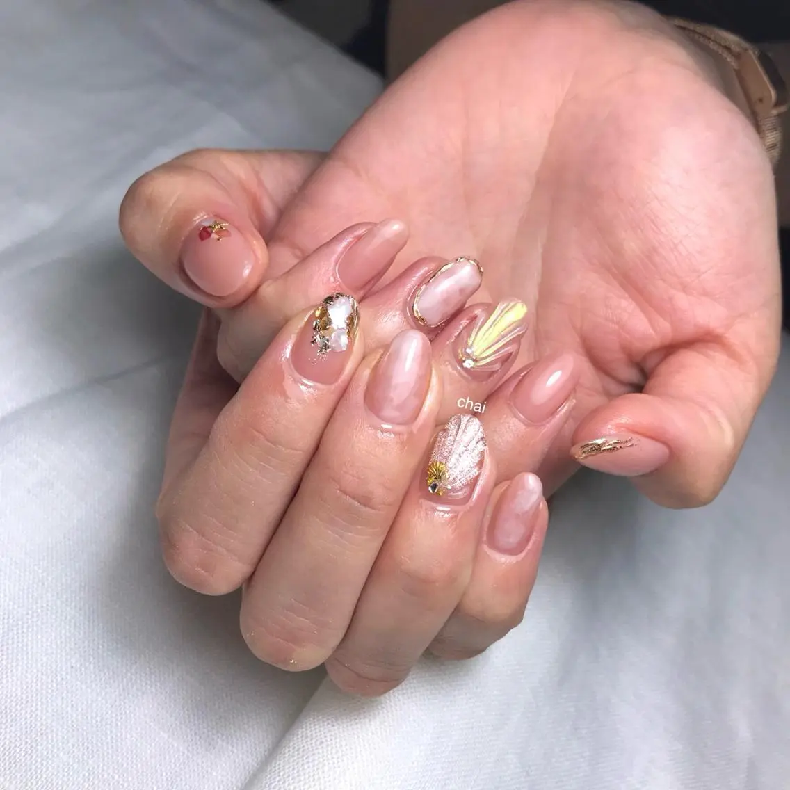 ネイル ハンドネイル chai nail _ai📍鶴橋のマツエク・マツパデザイン