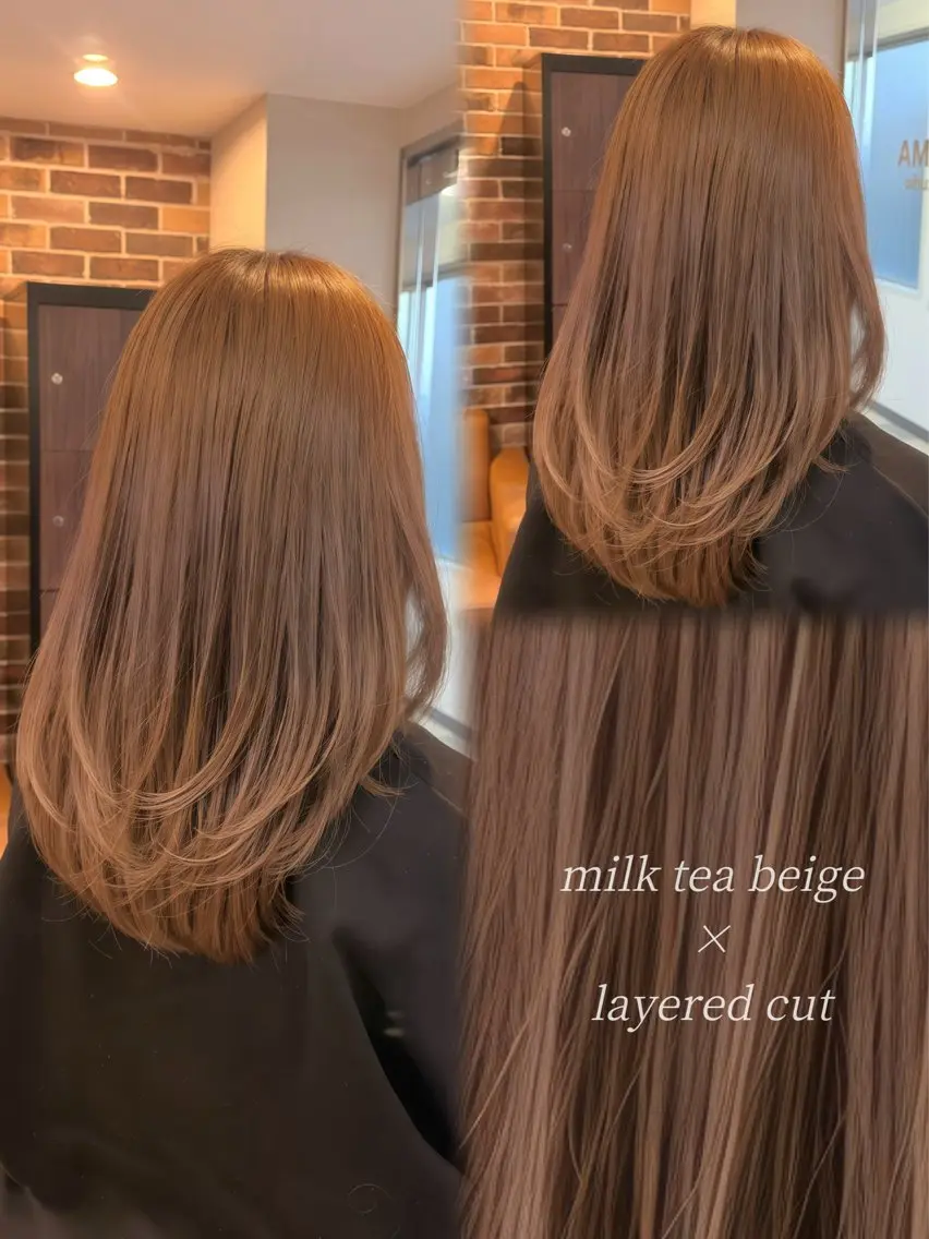 セミロング レイヤーカット AROMA hair 🫧fuyukaのヘアスタイル
