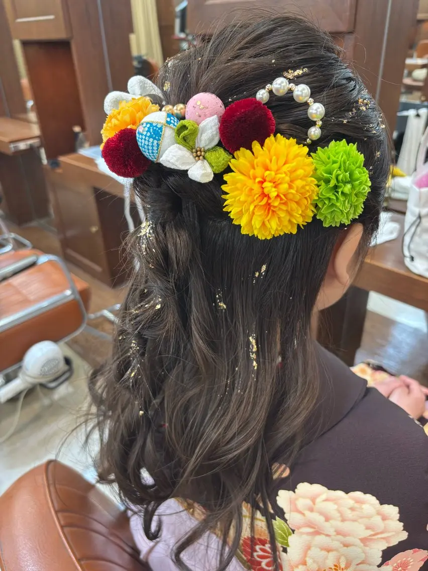 ヘアアレンジ 卒業式のヘアスタイル 長谷川 礼子🌐🌿のヘアスタイル