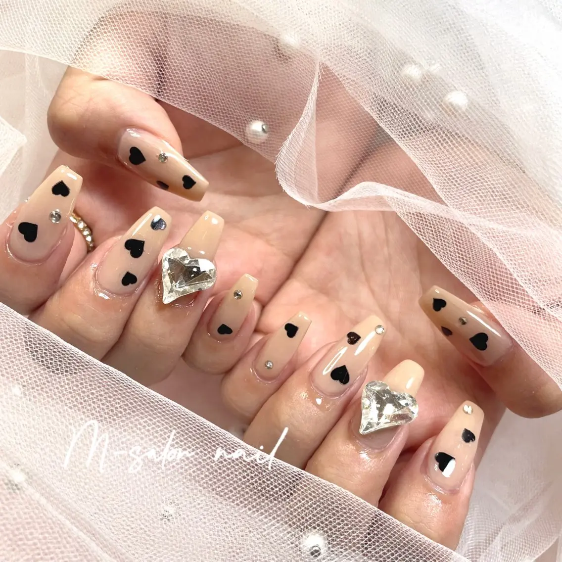 ネイル ハンドネイル 韓国/網紅/パーツ M-salonのネイルデザイン