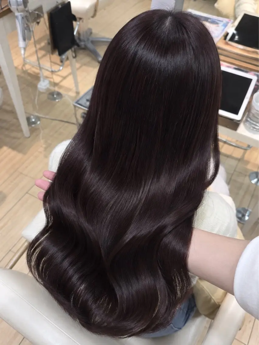 セミロング カラー 透明感カラー トリートメント ヘアカラー トリートメント 表参道/アレンジ💐 /艶カラー/kahoのヘアスタイル