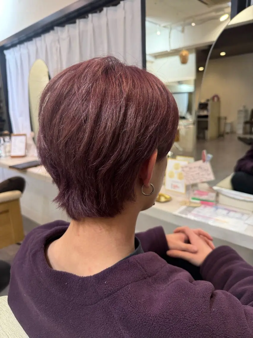 メンズ メンズハイトーン カット ヘアカラー 山田 もものヘアスタイル