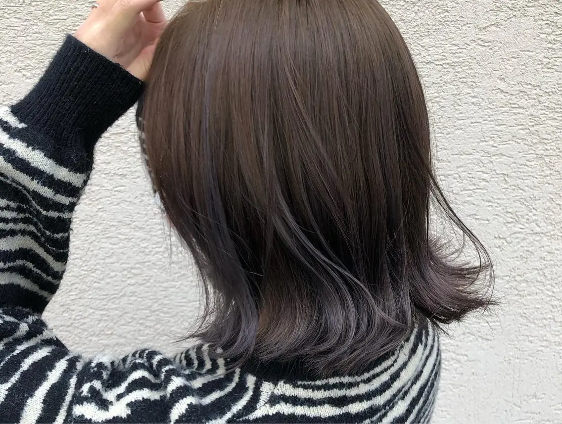 ミディアム カラー ハイライトカラー ハイライト アト ランティスのヘアスタイル