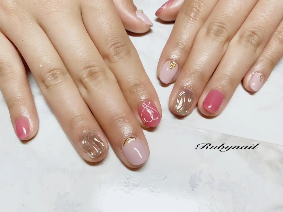 ショート プライベートサロン Rubynailのネイルデザイン
