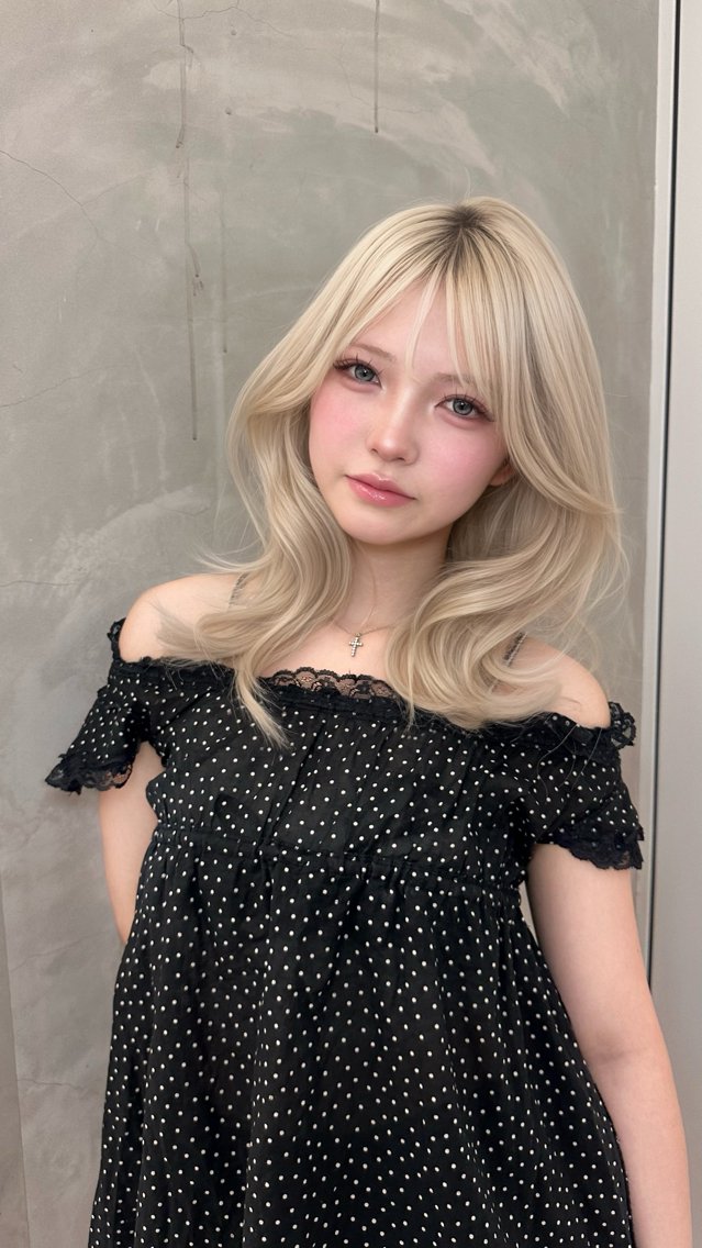 ロング カラー カット 上品モテヘア🩶 karen🩶のヘアスタイル