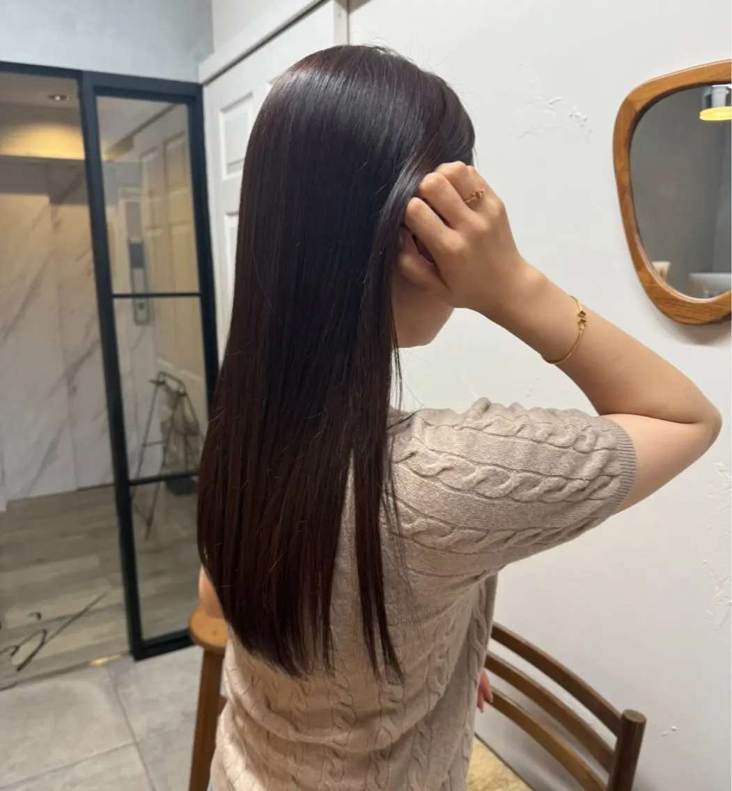 ロング トリートメント トリートメント 透明感カラー ☆akoのヘアスタイル