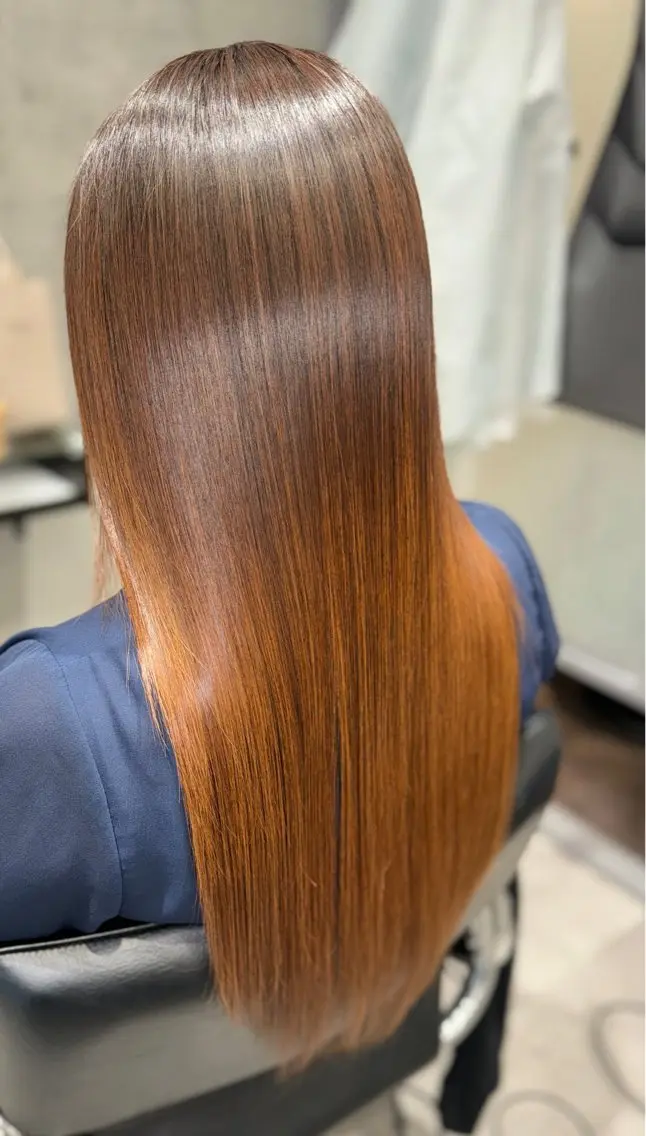 ロング トリートメント ドライ カット✂️髪質改善のヘアスタイル