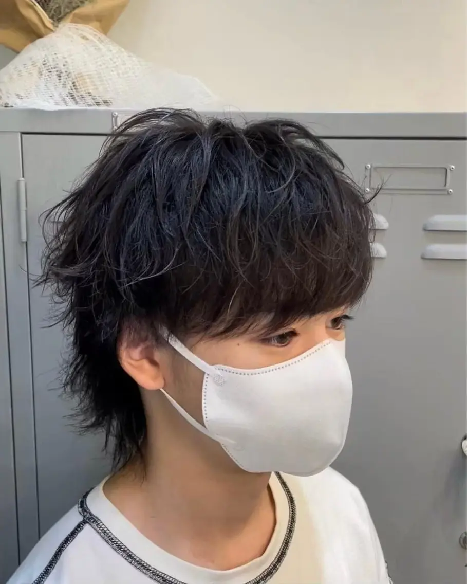 ミディアム パーマ メンズ 【メンズ特化美容師 】👑Yoshiyaのヘアスタイル
