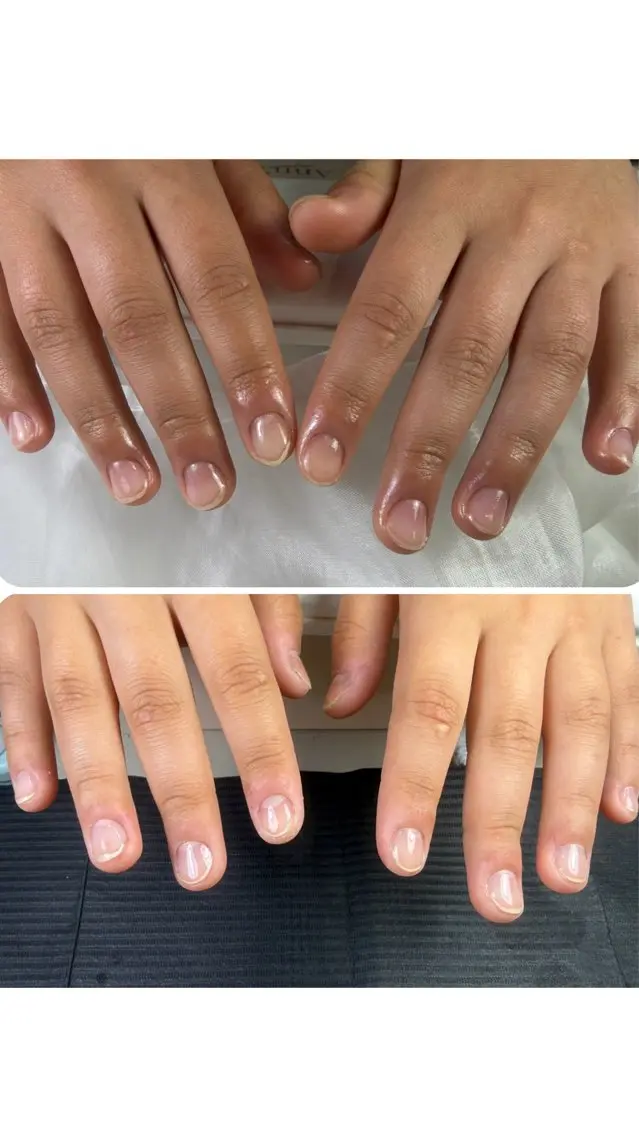 ネイル クリアネイル ハンドネイル Nailsalon MONA.のネイルデザイン