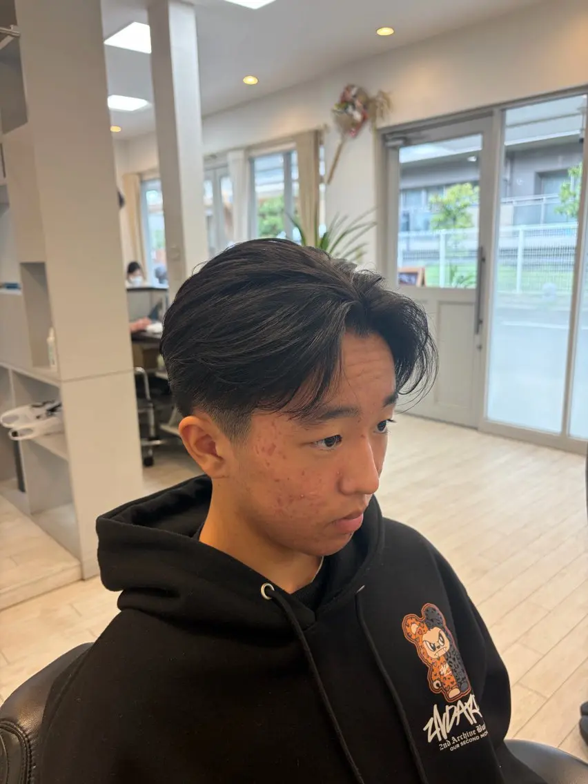 カラー パーマ メンズ カット ヘアセット men'sヤマカワ /【琉生】のヘアスタイル