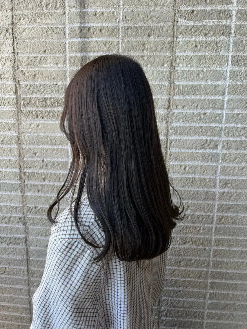 セミロング カラー パーマ ヘアアレンジ 加藤 綾華のヘアスタイル