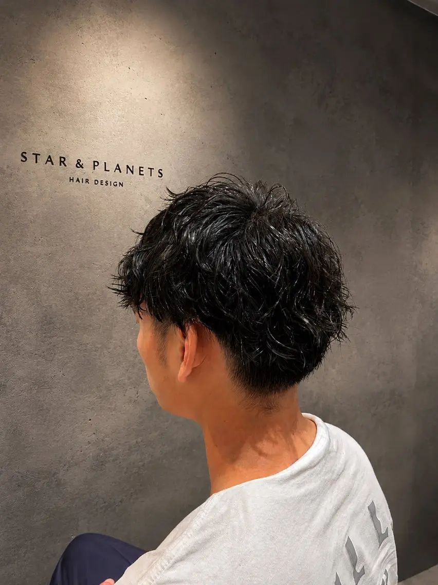 パーマ メンズ メンズパーマ スパイラルパーマ カット パーマ メンズ募集🖤カット パーマ🩶城山ユウラのヘアスタイル