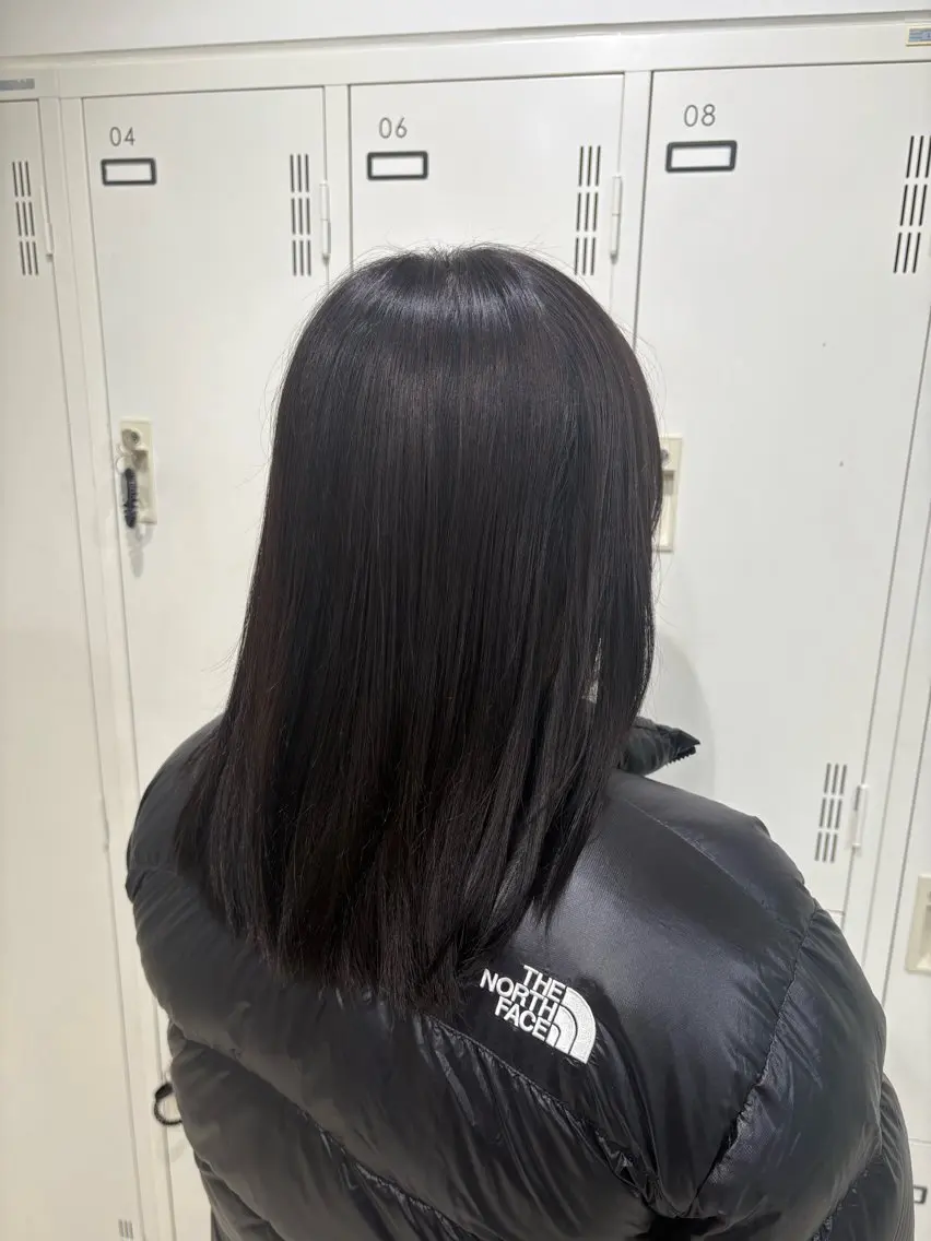 bleachで剥せる黒染め✨️off black⚫️の写真