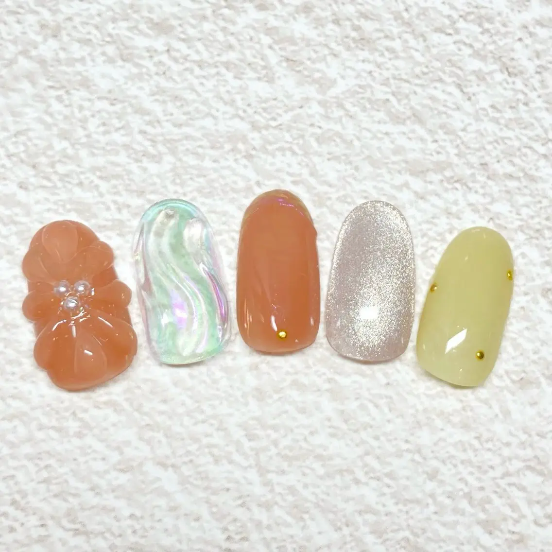 爪処中野坂上 🉑フィルイン対応のネイルデザイン