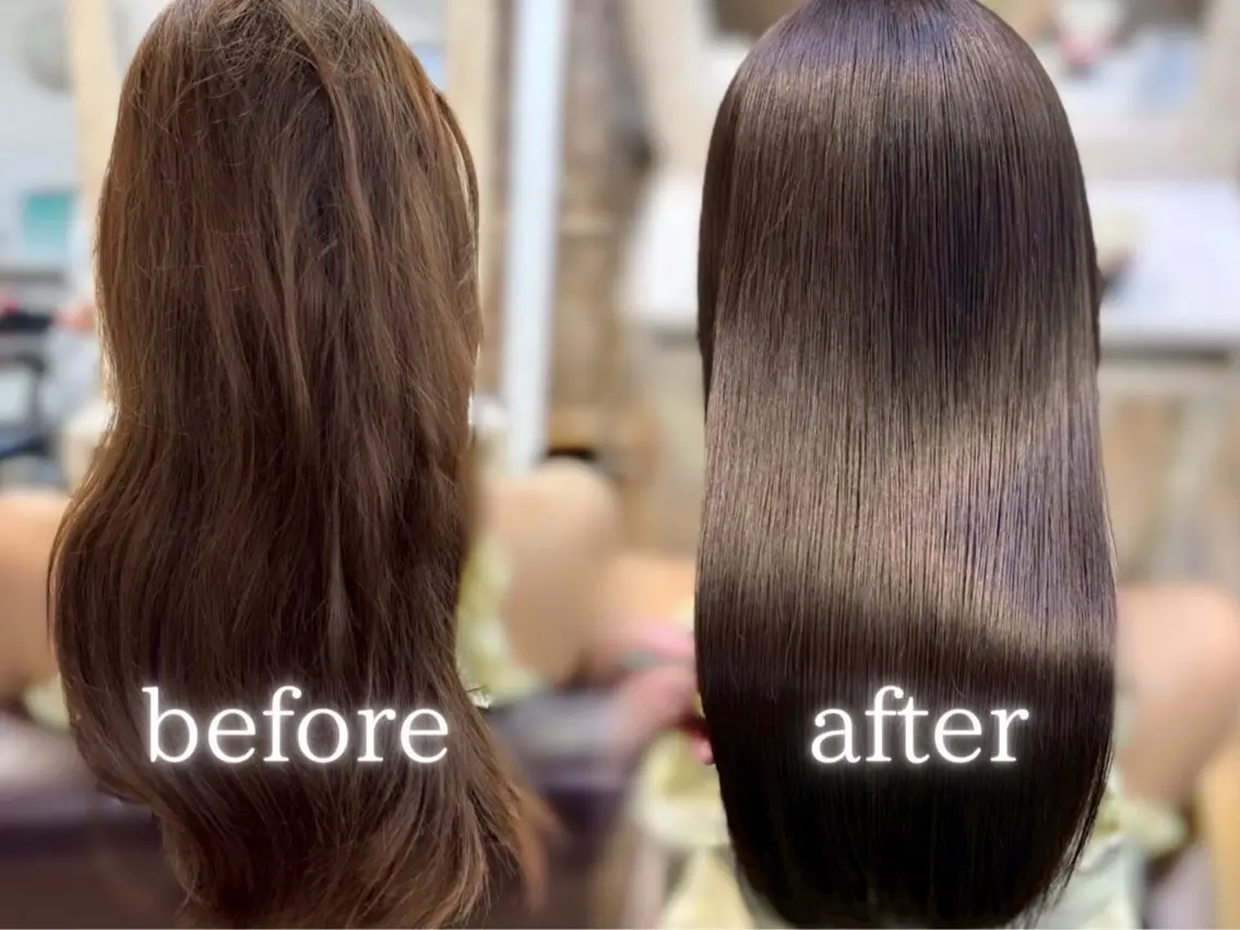 ロング カラー ヘアアレンジ カット 縮毛矯正 トリートメント ♦️最強の似合わせ ♦️店長/高橋のヘアスタイル
