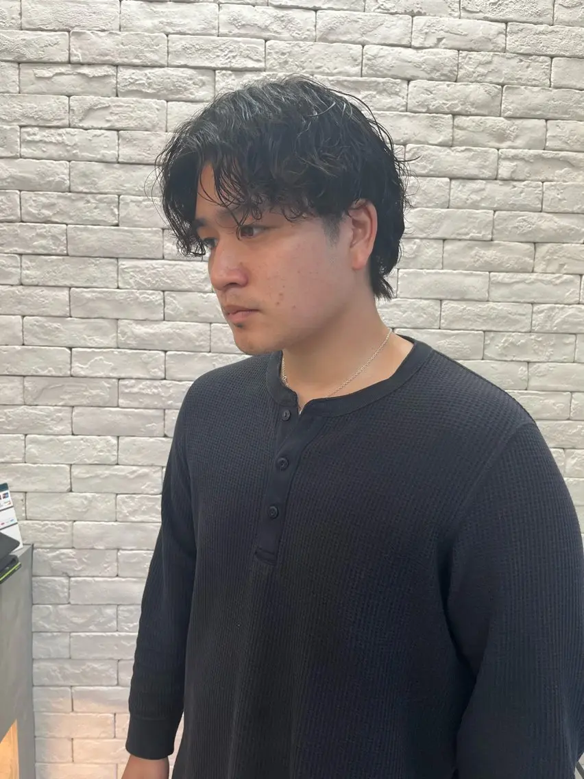 【パーマ率高め◎】メンズカット+ニュアンス/デザインパーマの写真