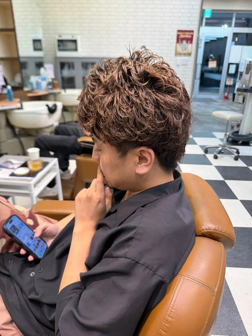 パーマ 山中 悠人のヘアスタイル