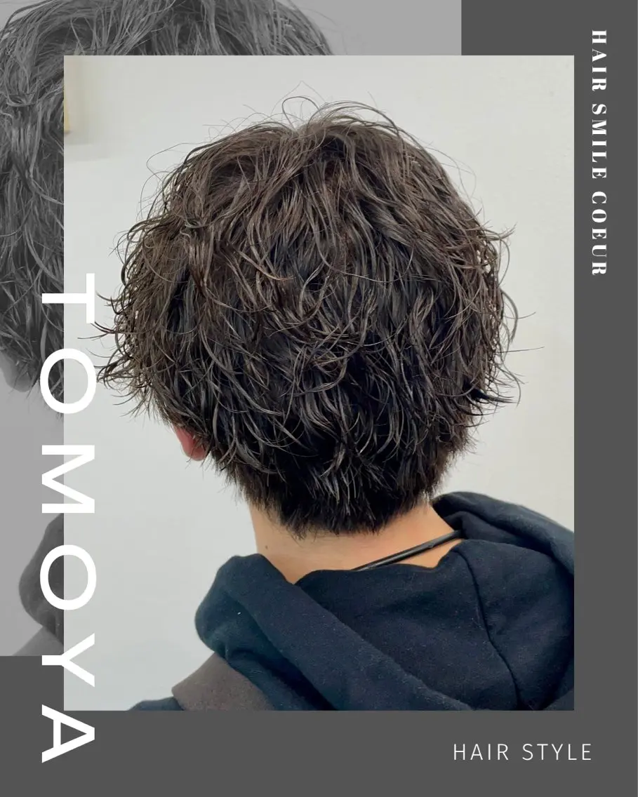【メンズ限定‼️】似合わせCut×ポイントデザインパーマ🫧の写真