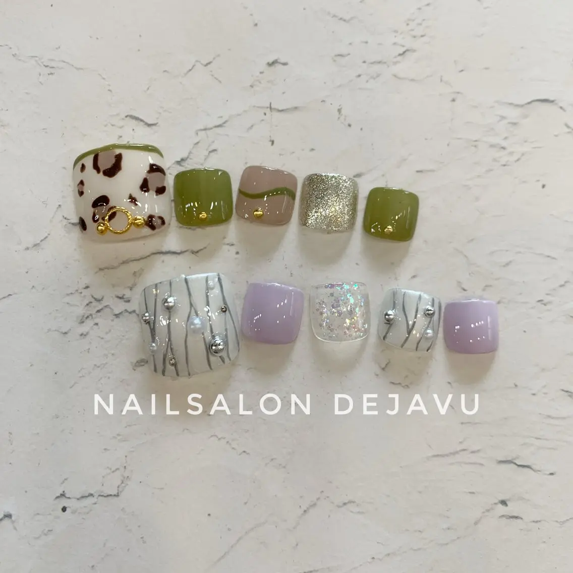 ネイル フットネイル Nailsalon Dejavuのネイルデザイン