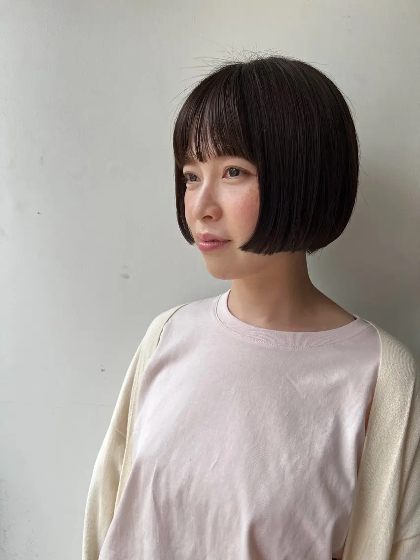 ショート ボブ 和木田 朱里のヘアスタイル