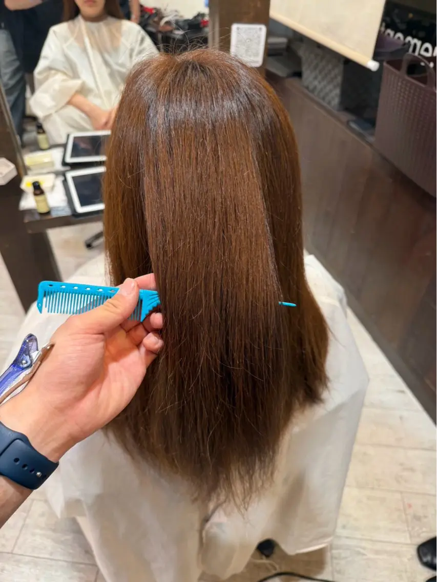 ロング ヘアカラー トリートメント 【モデル様募集中】 渡邊 マサキのヘアスタイル