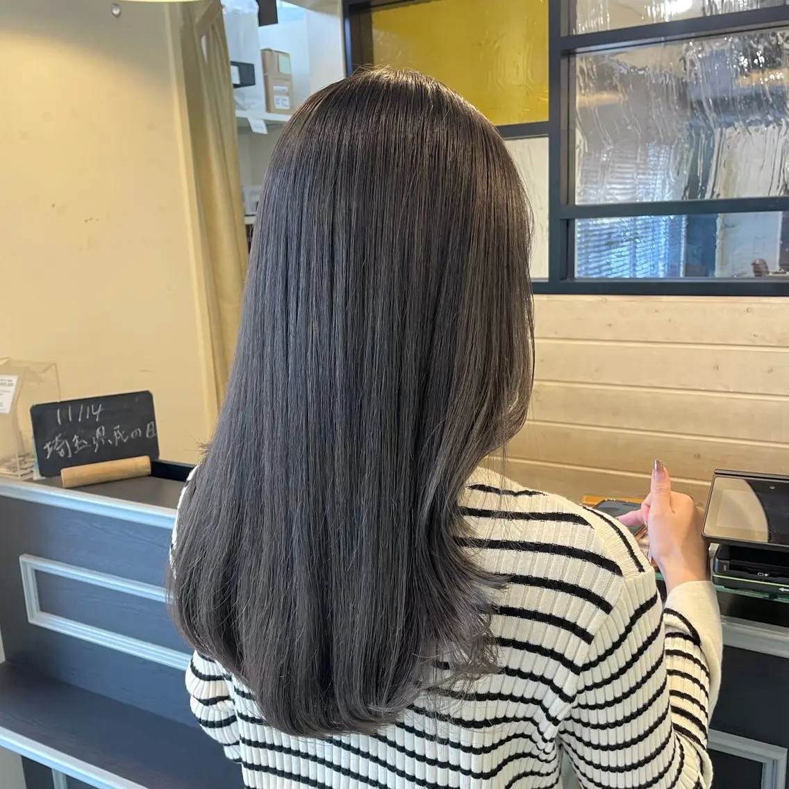 ロング カラー スナコザワ レナのヘアスタイル