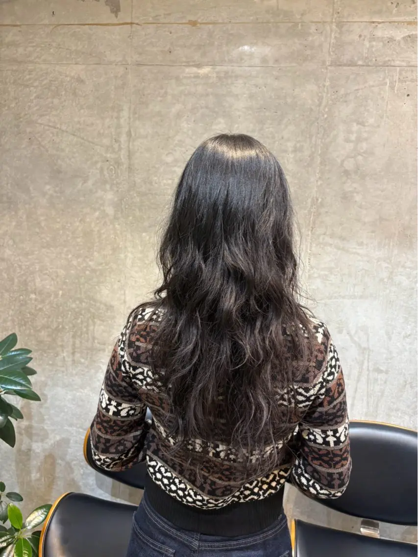 セミロング パーマ セミロングパーマ デジタルパーマ YUU Belle 新宿のヘアスタイル