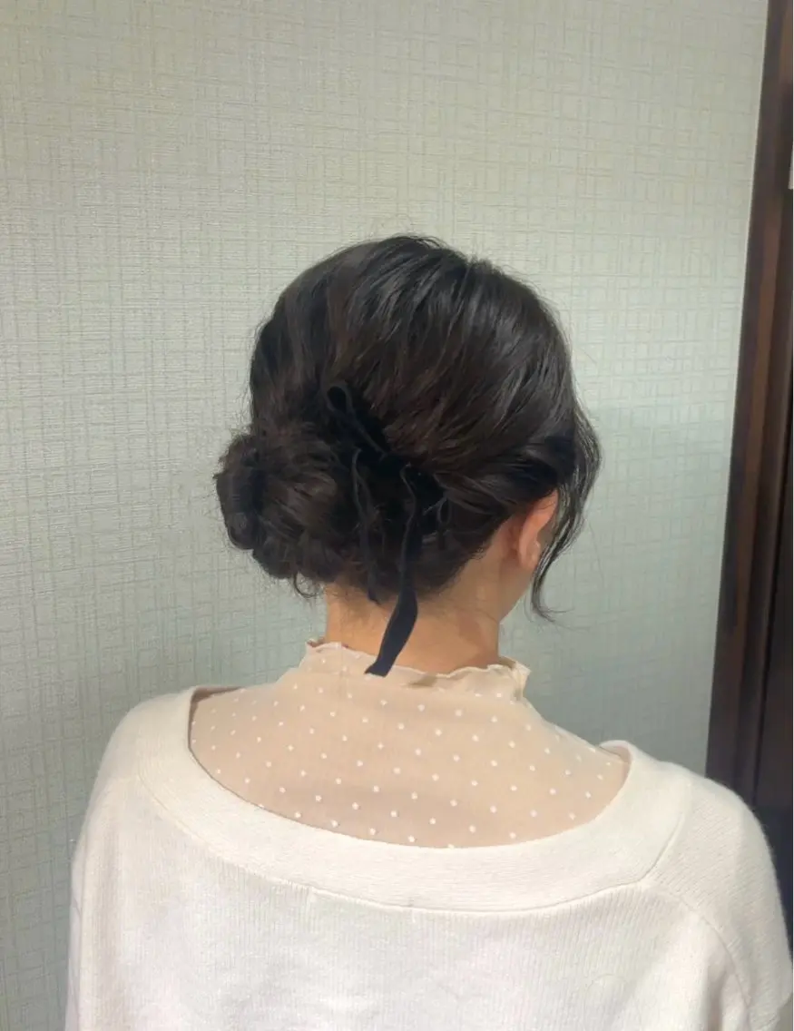 ロング ヘアアレンジ ココシャル miranoのヘアスタイル