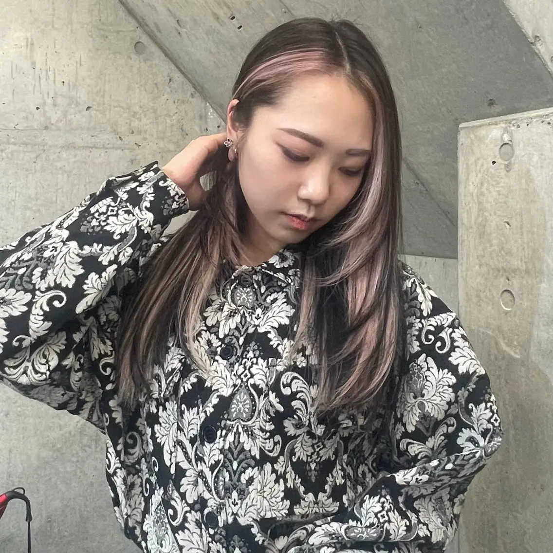 ロング カラー ブリーチ インナーカラー ヘアカラー 💍ダメージ最小限 ブリーチ/ちさと💍のヘアスタイル