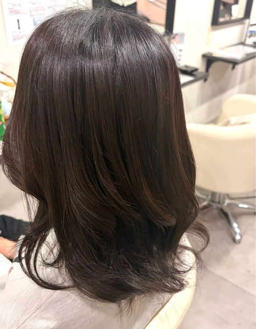 カラー ヘアカラー ストレート/カラー 特化雪本☃️のヘアスタイル