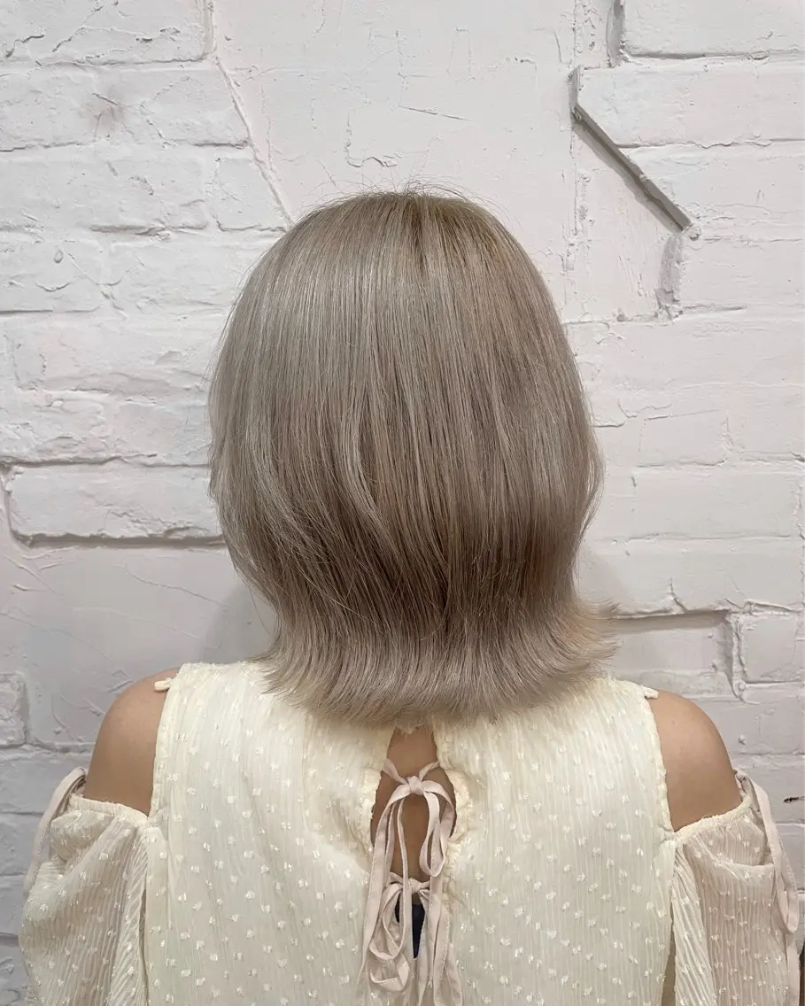 ミディアム カット ヘアカラー トリートメント 【ピンク/韓国ヘア/ ヘアセット】亜海のヘアスタイル