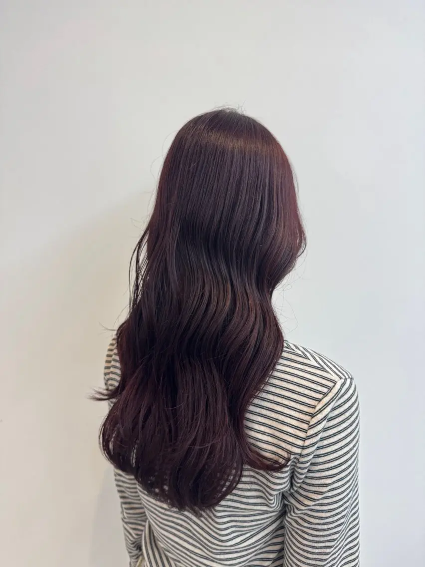 カラー ヘアカラー 藤野 菜々美のヘアスタイル