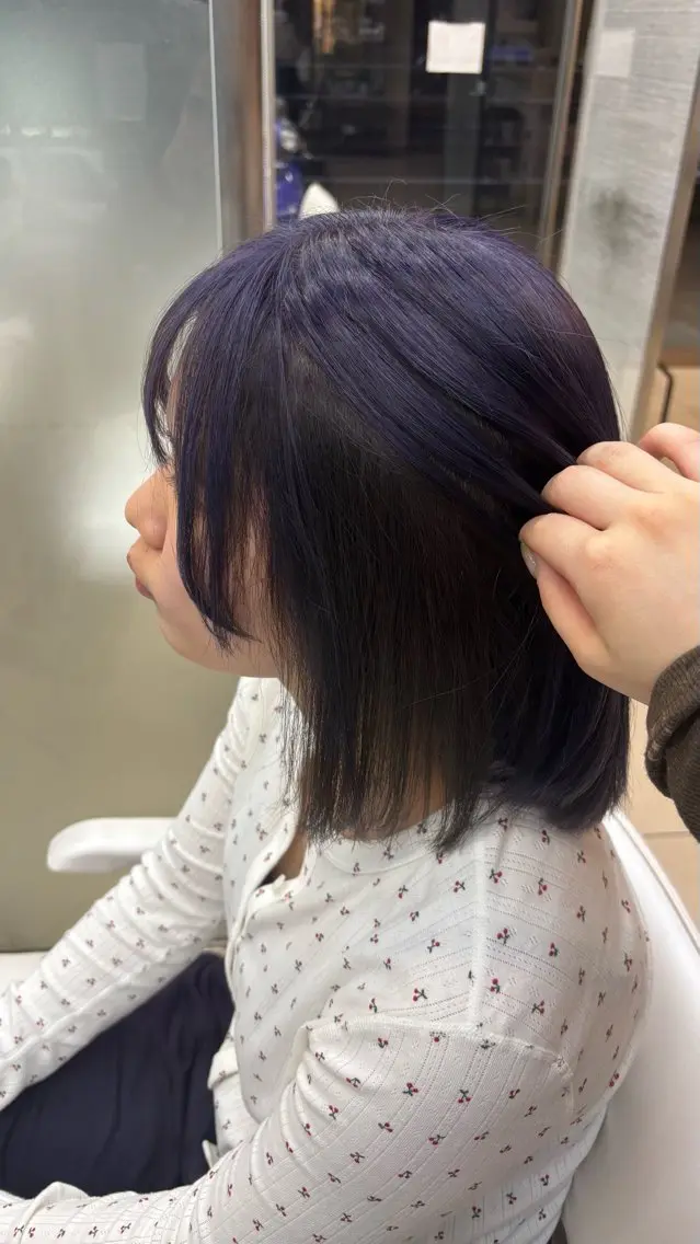 ミディアム カラー ヘアカラー まい| カラー🌿のヘアスタイル