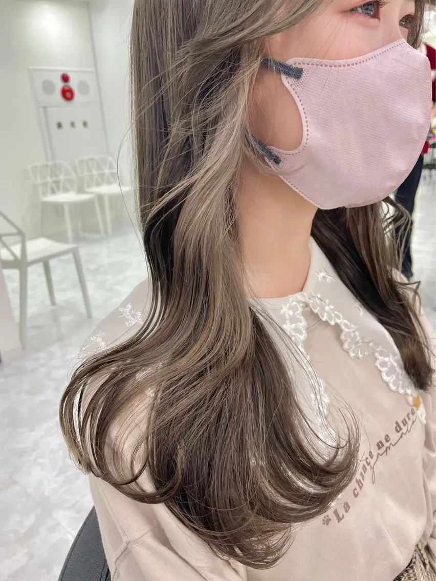 セミロング カラー ヘアカラー トリートメント ヘアセット Kawahara WATARUのヘアスタイル