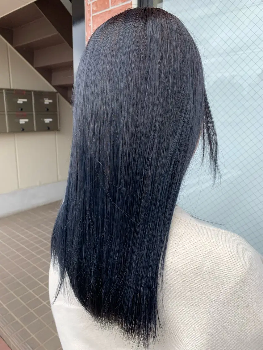 カット+カラー+link3ステップTR￥11800の写真