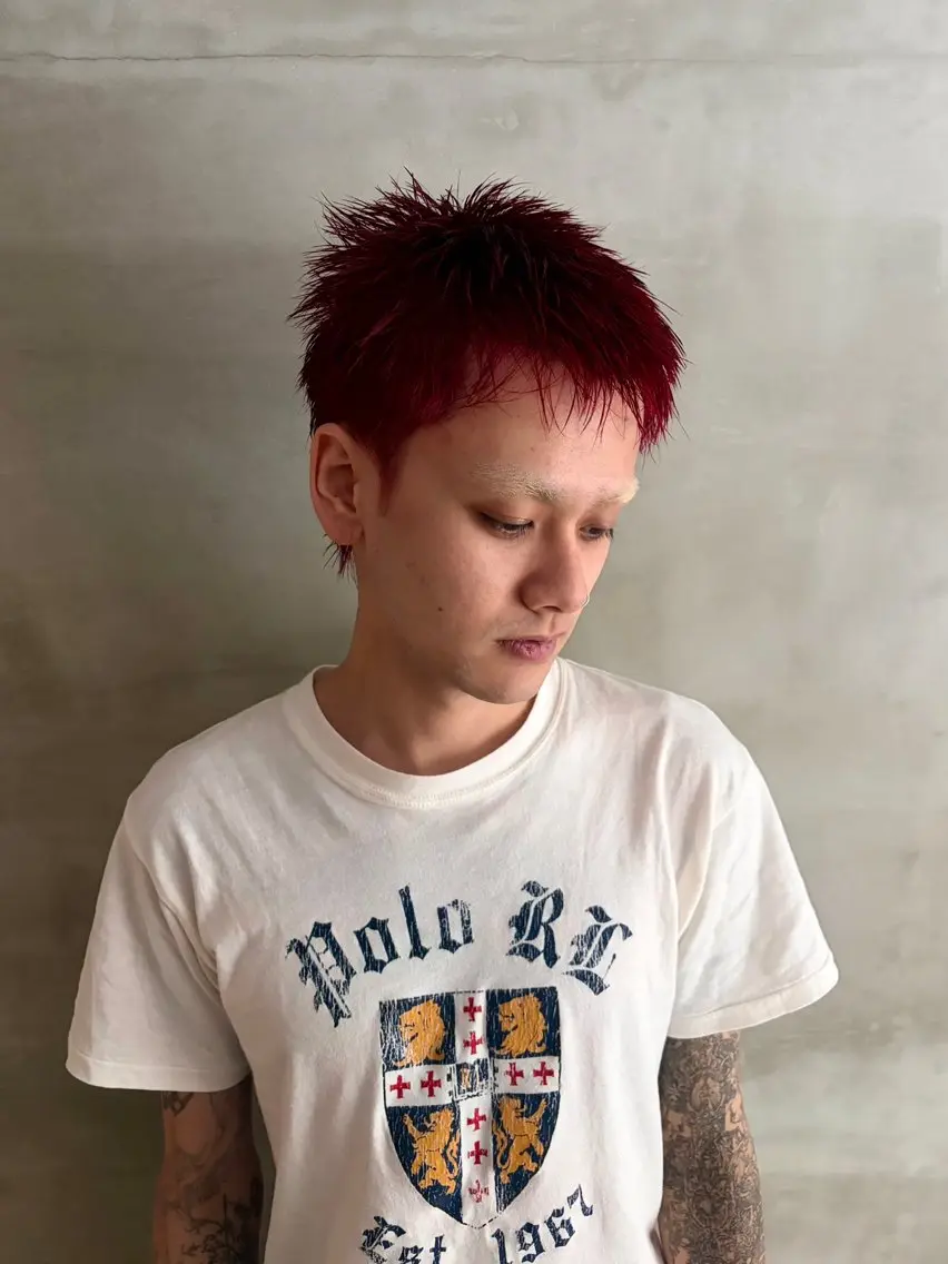 カラー メンズ ナカザワ アコのヘアスタイル