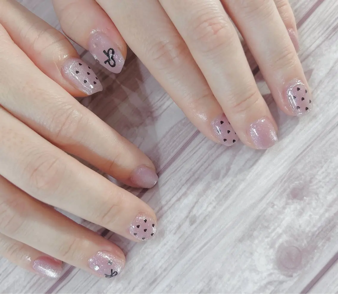 ネイル ショートネイル ハンドネイル MYu Beauty Salon YURIのネイルデザイン