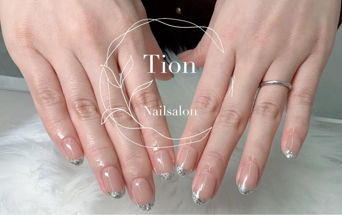 ネイル チークネイル 長さ出し フットネイル フレンチネイル ジェルネイル Nailsalin Tion 浦和店のネイルデザイン
