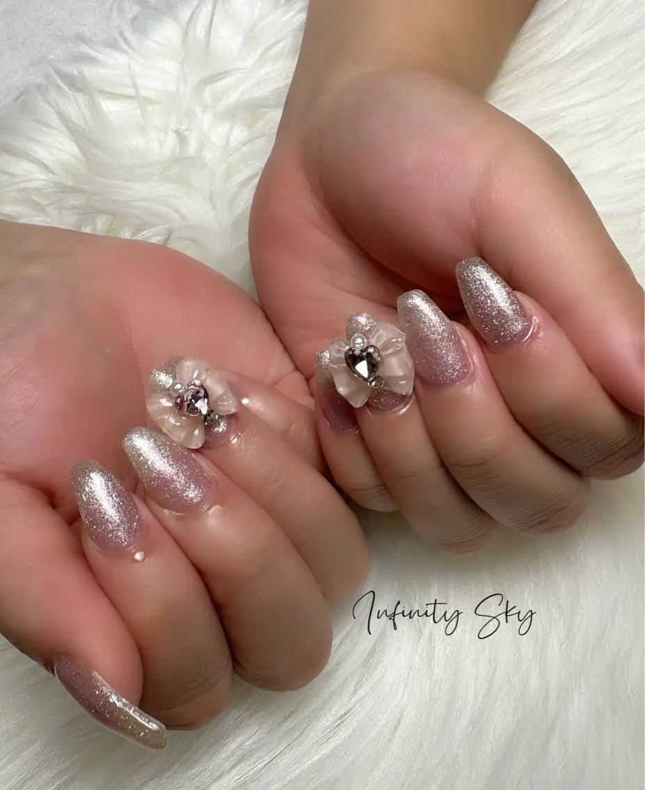 ネイル ピンク infinity skyのネイルデザイン