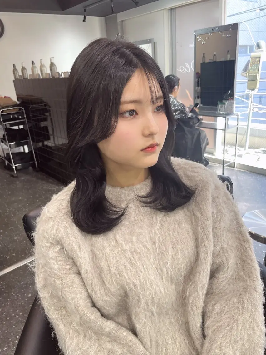 セミロング カット ヘアカラー トリートメント 髪質改善✨ ULTOWA🌈のヘアスタイル