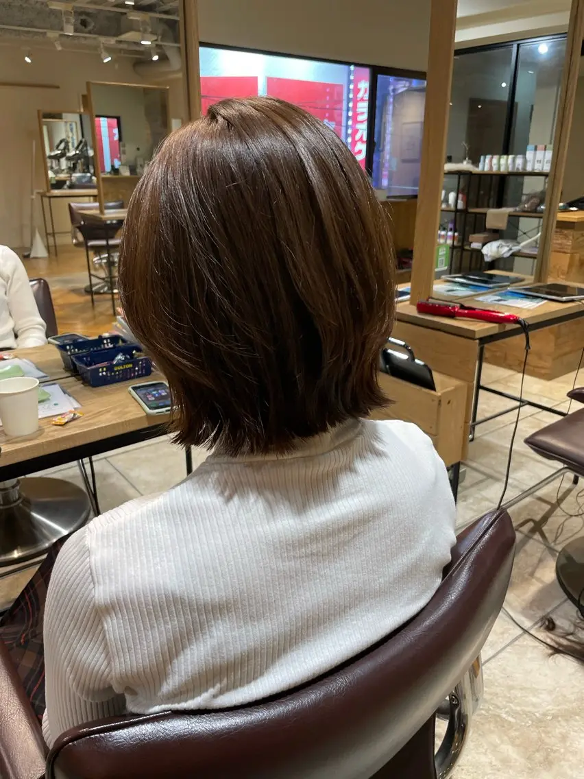 ショート カラー レイヤー／髪質改善／ 銀座／CHIEのヘアスタイル