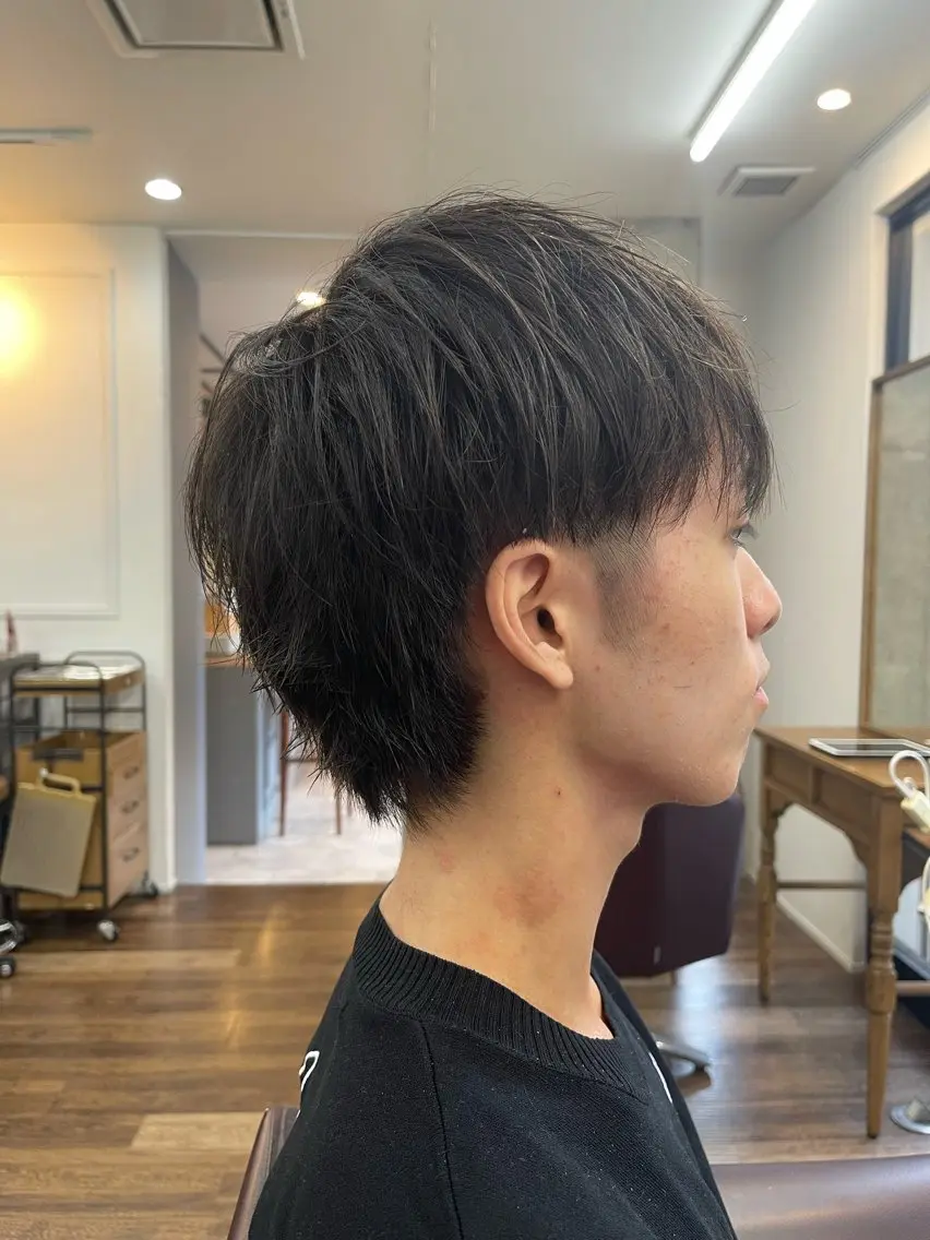 ショート ウルフカット 池袋西口徒歩10秒 EBINAメンズ特化のヘアスタイル